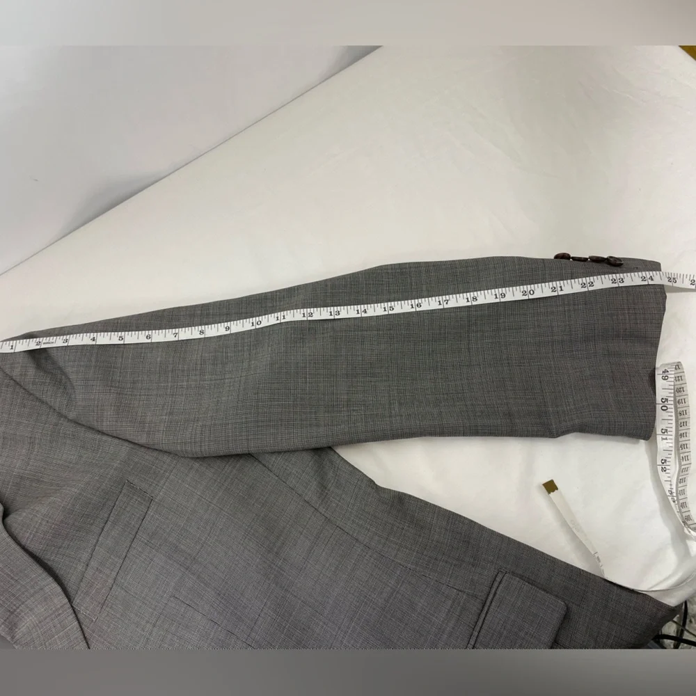 Lauren Ralph Lauren Gray 100% Wool Sport Coat Blazer 48L Men’s Classic Jacket
